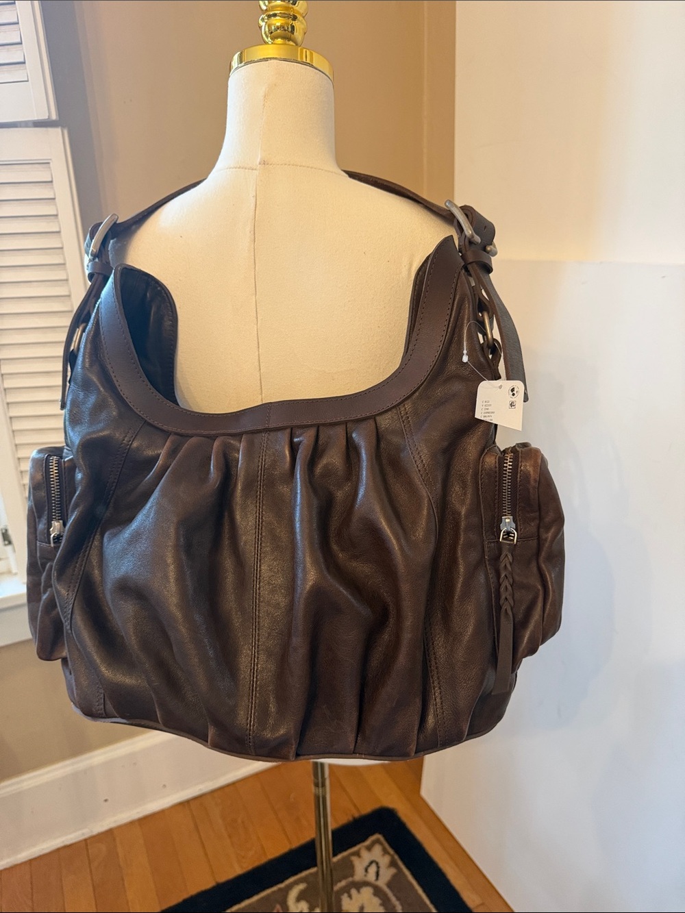 We The Free Hattie Hardware Shoulder Bag Brown - Picture 3 of 15